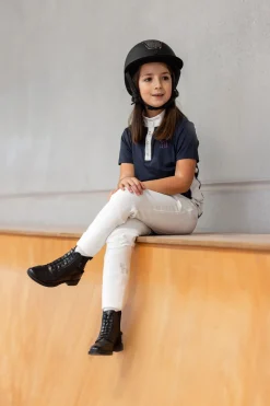 Clearance horze Layla stevnesokker til barn BrillantWhite