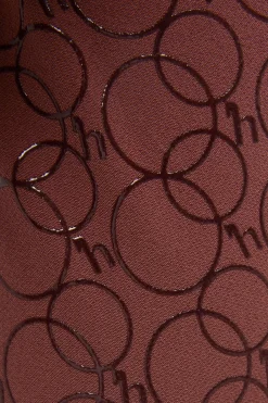 Hot horze Leighton Teens helforsterkede ridebukser med silikon og telefonlomme RumRaisinBrown