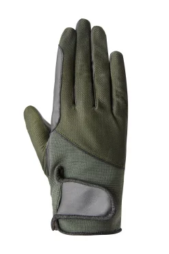 Sale horze Leni ridehansker til sommeren til dame BeetleGreen