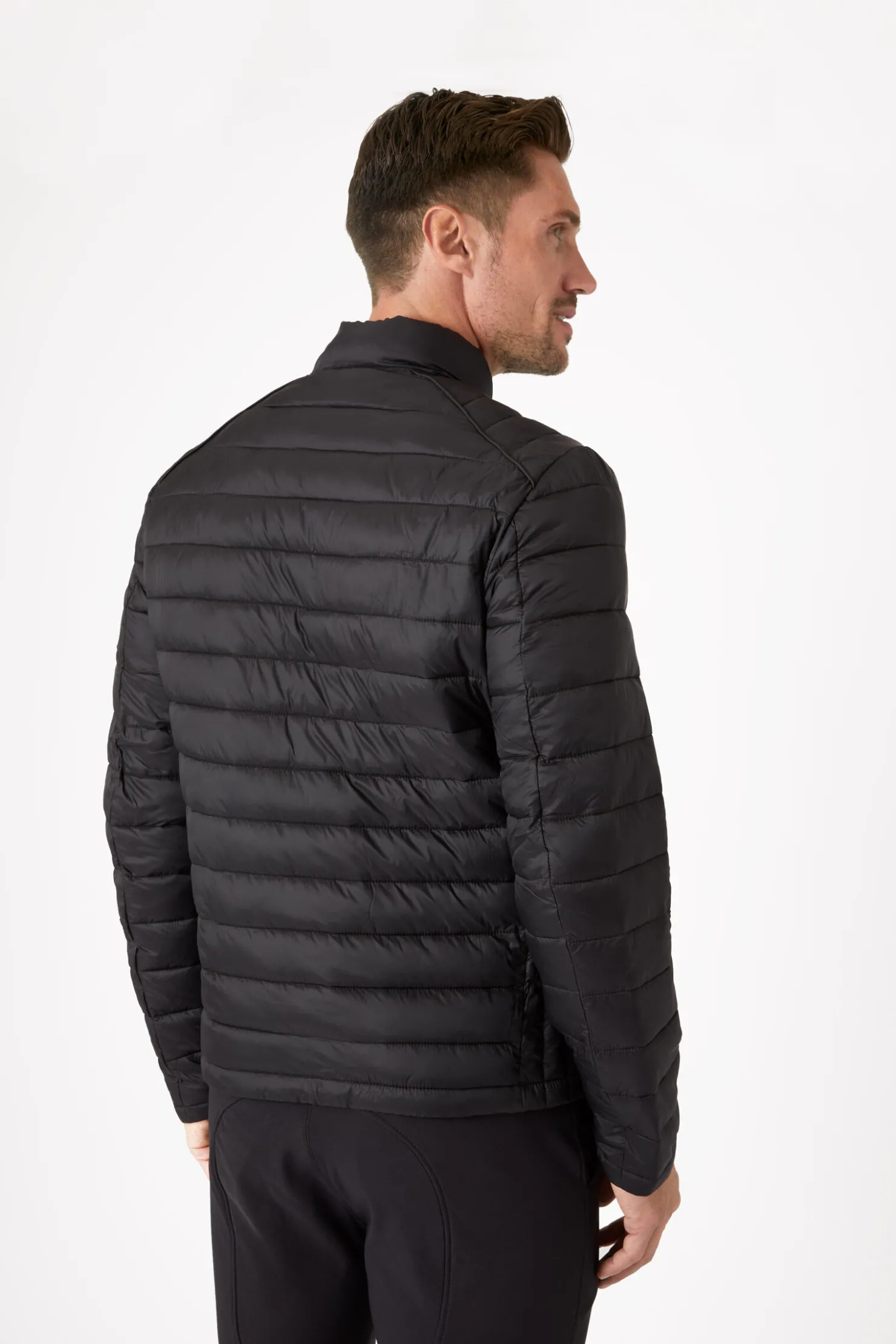 Clearance horze lettfôret jakke, herre Black