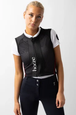 Discount horze LUNA ryggbeskytter Black