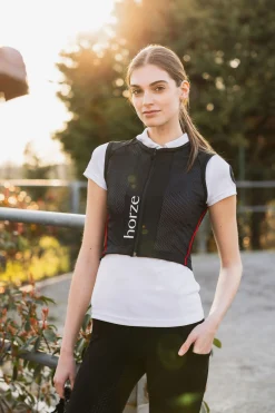 Discount horze LUNA ryggbeskytter Black