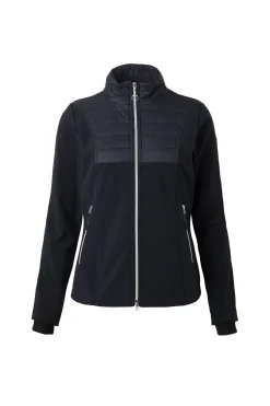 horze Maeve hybridjakke i softshell, dame DarkNavy