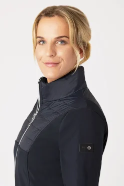 horze Maeve hybridjakke i softshell, dame DarkNavy