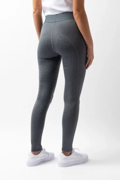Clearance horze Maia helforsterkede ridetights med mobiltelefonlomme Thundercloudblue