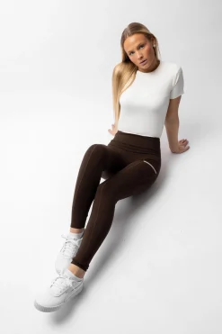 New horze Mathilde termiske ridebukser med helforsterkede javadarkbrown