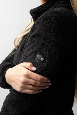 horze Merida jakke i teddyfleece til dame Black