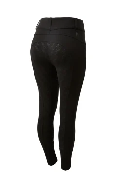 Sale horze Mia helforsterkede thermo ridebukser med silikon, dame Black