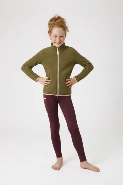 Best horze Monster ridejakke i fleece til barn NutriaBrown