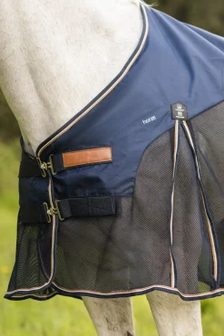 Hot horze Nevada lett dekken i ull og mesh DarkNavy