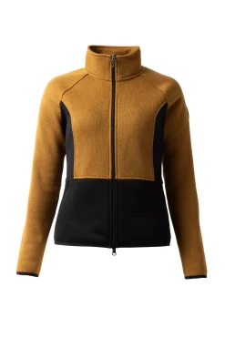 Outlet horze Neve Fleece Ridejakke Goldenbrown