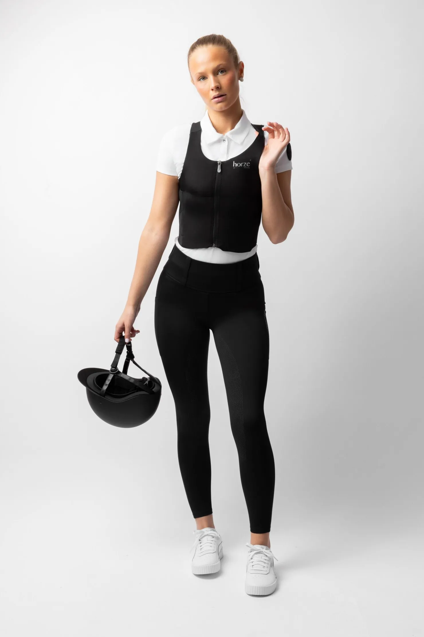 horze Noreia Ballistic Vest for kvinner black/anthracite