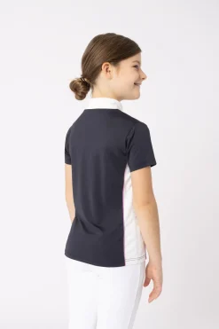 Best horze Nyra stevneskjorte til barn DarkNavy