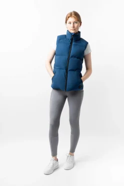 Best horze Oona vattert ridevest Deepseablue