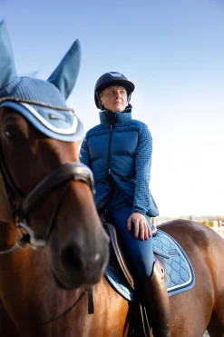 Best horze Oona vattert ridevest Deepseablue