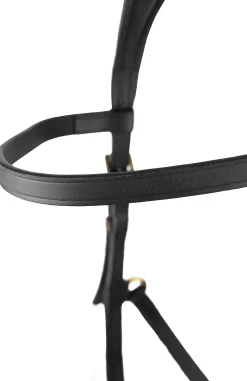 New horze Orlando kombinert anatomisk bittløst hodelag Black