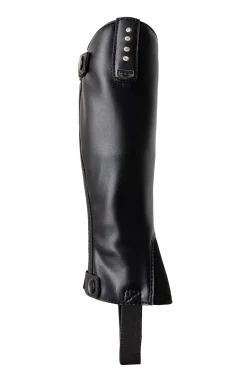 Best horze Portland leggchaps med to stropper, til barn Black