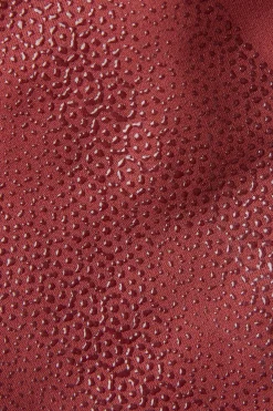 Hot horze Raquel helforsterkede ridetights med mobillomme til dame MerlotWineRed