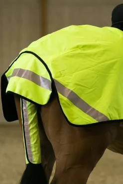 Clearance horze ridedekken, refleks Yellow