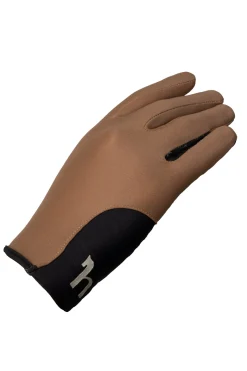 Discount horze ridehansker med silikontrykk i håndflaten, barn Caribou