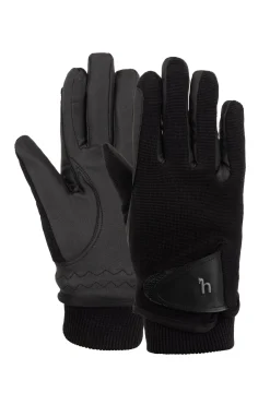 horze Rimma barnevinterhansker Black