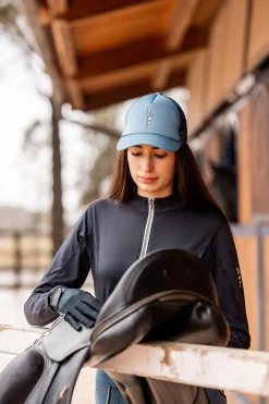 New horze Romy caps i mesh, unisex CoronetBlue