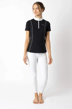 horze Ryleigh stevneskjorte til dame DarkNavy