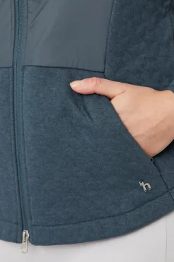 Sale horze Sabine hybrid hettegenser, dame ObscureNightBlue