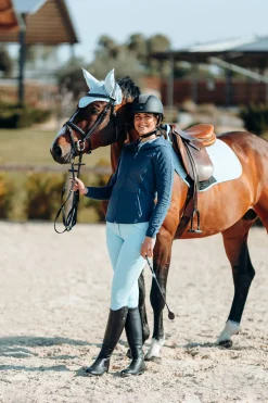 Sale horze Sabine hybrid hettegenser, dame ObscureNightBlue