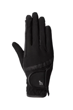 horze Sabrina sommerhansker med netting, dame Black