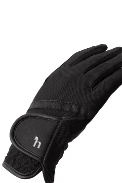 horze Sabrina sommerhansker med netting, dame Black