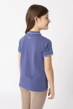 Hot horze Sohra funksjonell poloskjorte til barn IceWater
