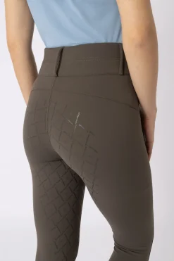 Hot horze Sophie helforsterket ridebukse med høyt liv til dame Tarmac