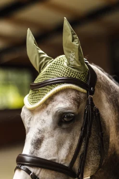 Discount horze St. Moritz ørehette FirGreen