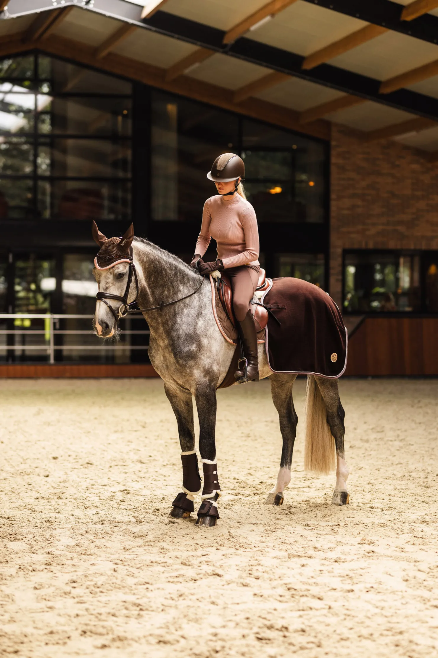 Best horze St. Moritz ridedekken ChocolateMartini