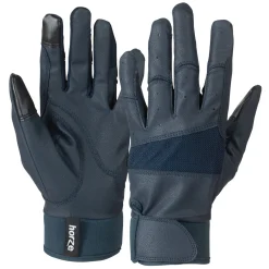 Online horze stretch-hansker med neopren på håndleddet, dame DarkNavy