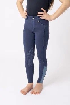 Online horze Suki kneforsterket ridebukse til barn VelvetMorning