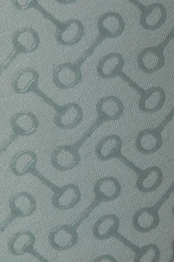 Sale horze Tara helforsterkede ridebukser med høyt liv og silikon, dame AquaGrey(Green)