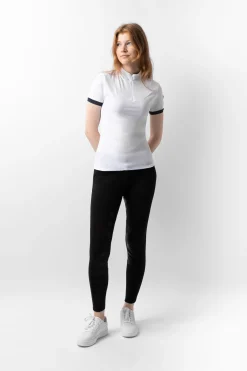 Online horze Taylor teknisk skjorte, dame WH/AB