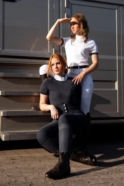 Outlet horze Taylor teknisk skjorte, dame DarkNavy