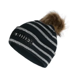 Discount horze Terry reflekterende strikket lue, barn DarkNavy