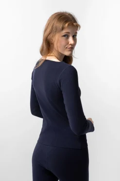 Clearance horze Tess Termisk undertøysskjorte Polarblue