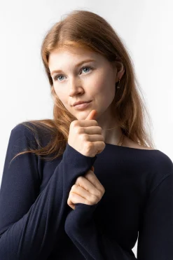 Clearance horze Tess Termisk undertøysskjorte Polarblue