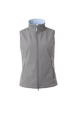 Sale horze Trisha vest i softshell til dame SmokedPearlGrey