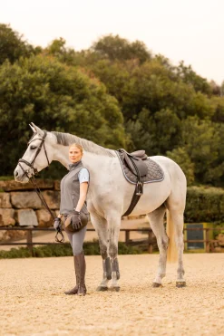 Sale horze Trisha vest i softshell til dame SmokedPearlGrey