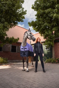 horze Turnout 600D fleecefôr Lavander