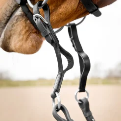 Outlet horze tøyledel, myk Black