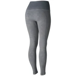 horze Vanessa tights i denimutseende, sømløs, helforsterket med silikon, dame LightGrey