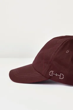 Online horze vattert caps, dame BurgundyRedMahogany