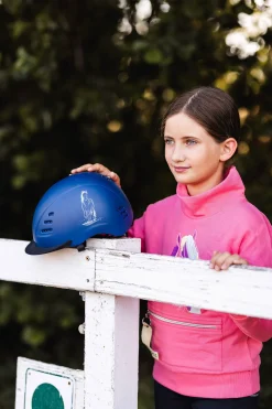 Discount horze Wendy hjelm, barn DarkNavy